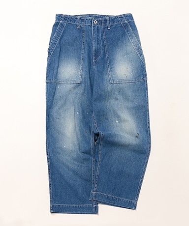 Denim Fatigue Pants (Used Wash)