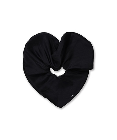 Silk Heart Scrunchie-Large