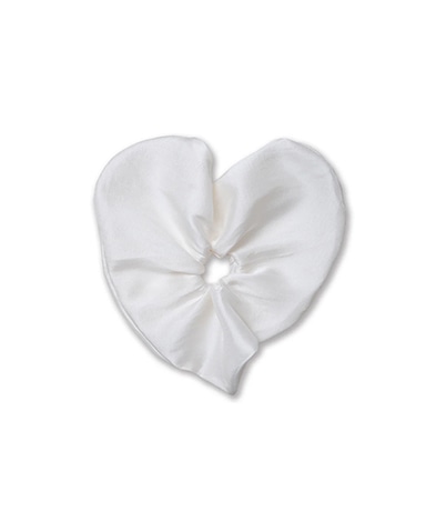 Silk Heart Scrunchie-Large