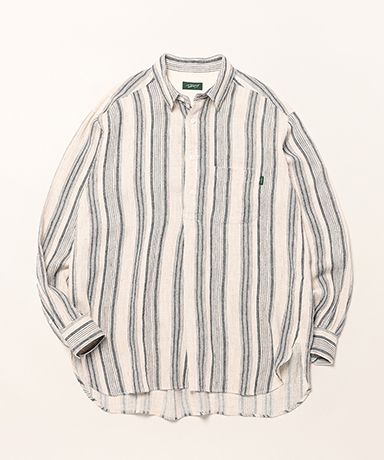 Linen Tweed Grandpa Shirt