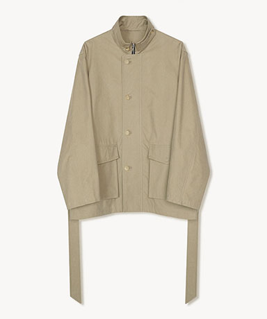 Grover Zip Blouson in Cotton Twill
