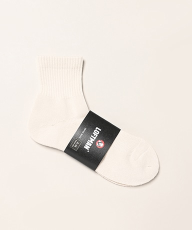 fukusuke by LOFTMAN 和紙混ドライリブショート丈ソックス