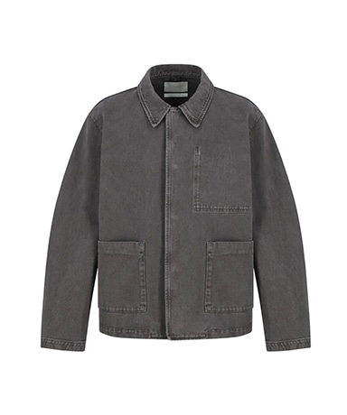 Garments Dyed Pocket Denim Jacket