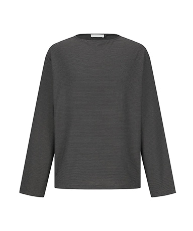 Stripe Boat Neck Long Sleeve