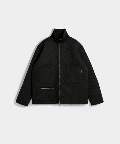 Black Edition High Neck Rib Jacket Mens