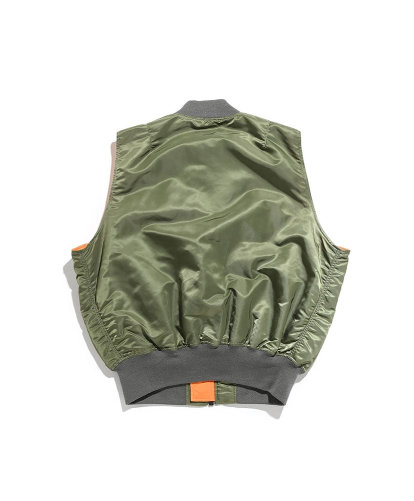 MA-1 Vest(L(MEN) Black/ブラック): ALPHA INDUSTRIES