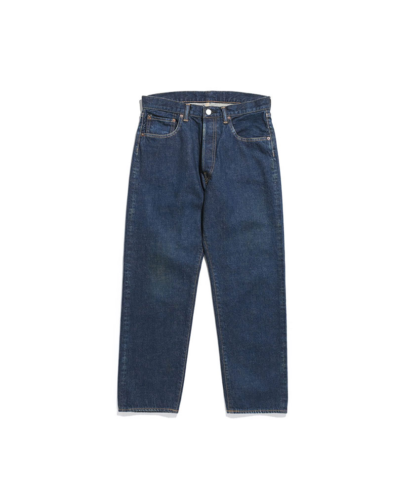 Washed Denim Pants E