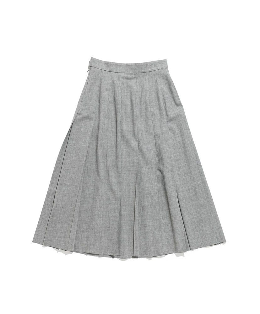 Super fine tropical wool pleated skirt | www.sgh.com.co