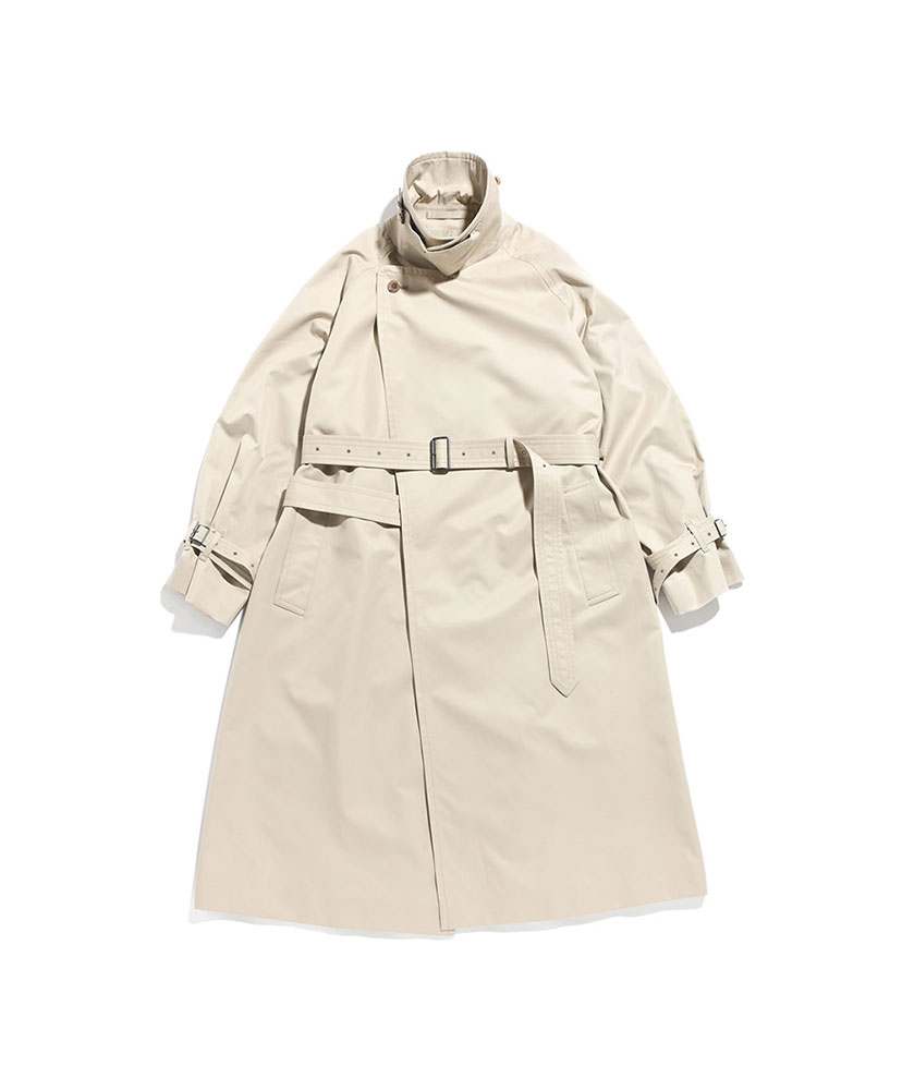 Gabardine Double Belt Trench Coat(2(MEN) Light Beige/ライト