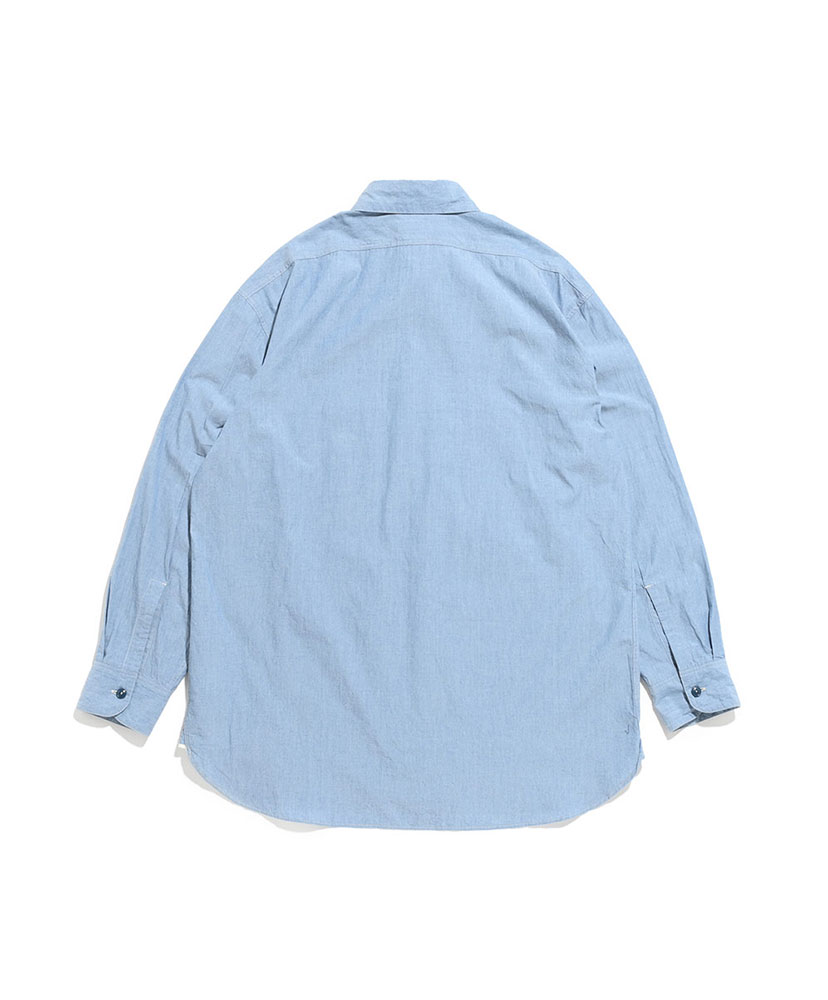 Selvage Chambray USN Shirt(2(MEN) Blue Chambray/ブルーシャンブレー