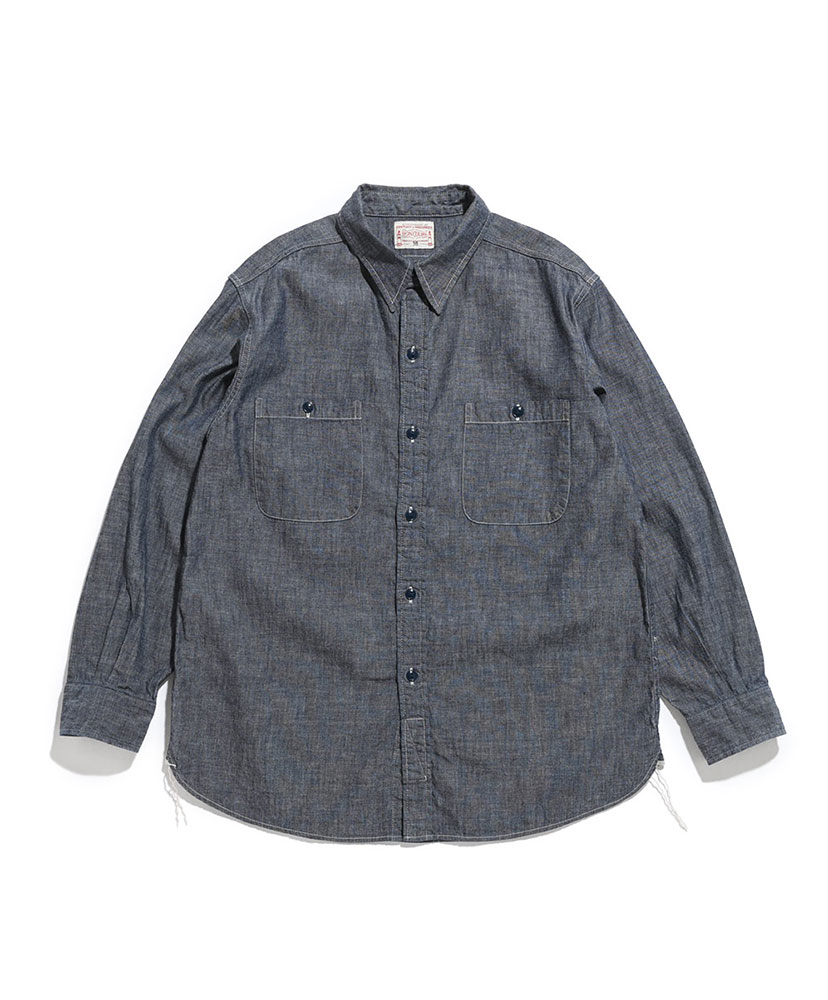 BONCOURA(ボンクラ) シャンブレーワークシャツ　36サイズ