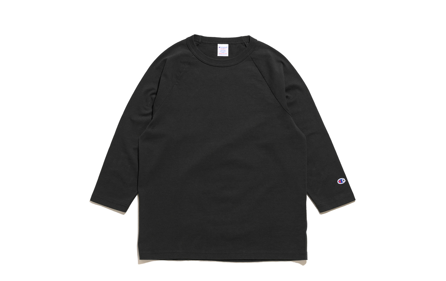 T1011 Raglan 3/4 Sleeved T Shirt Black/ブラック XL(MEN)
