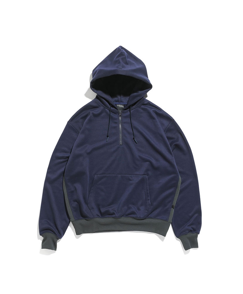 SEE SEE HALF ZIP FLEECE ネイビー NAVY サイズL-