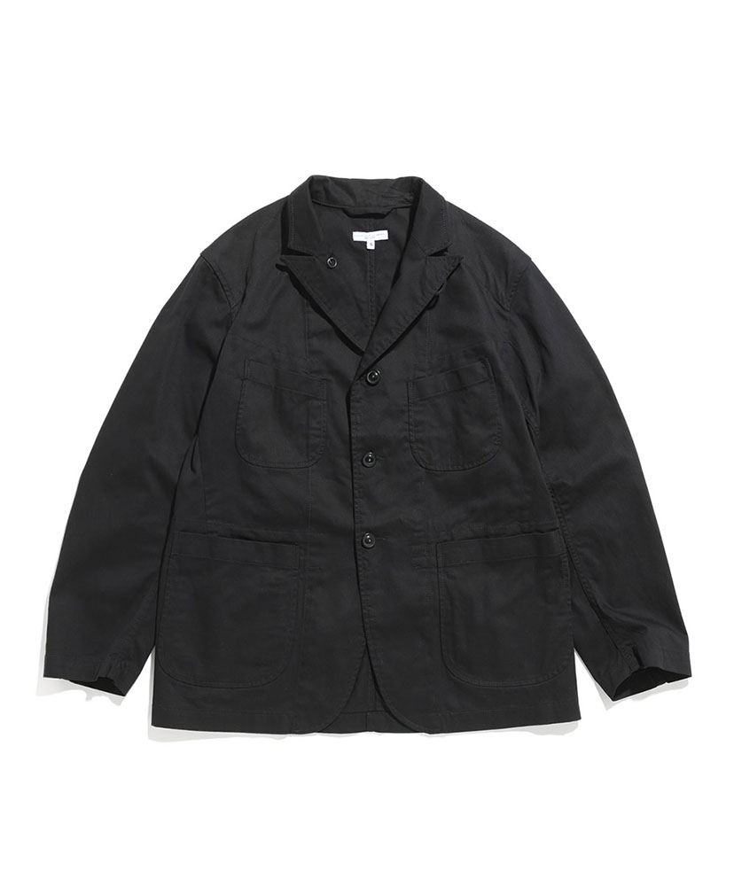 Bedford Jacket-6.5oz Flat Twill(L(MEN) Black/ブラック): ENGINEERED