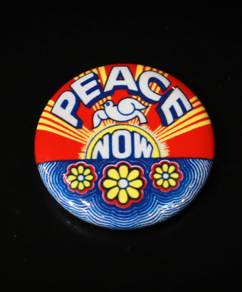 Pin Back Buttons Multi Peace Now/マルチピースナウ ONE