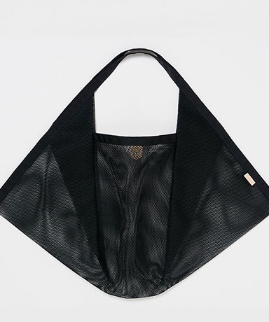 Origami Mesh Bag Big(ONE Black/ブラック): Hender Scheme