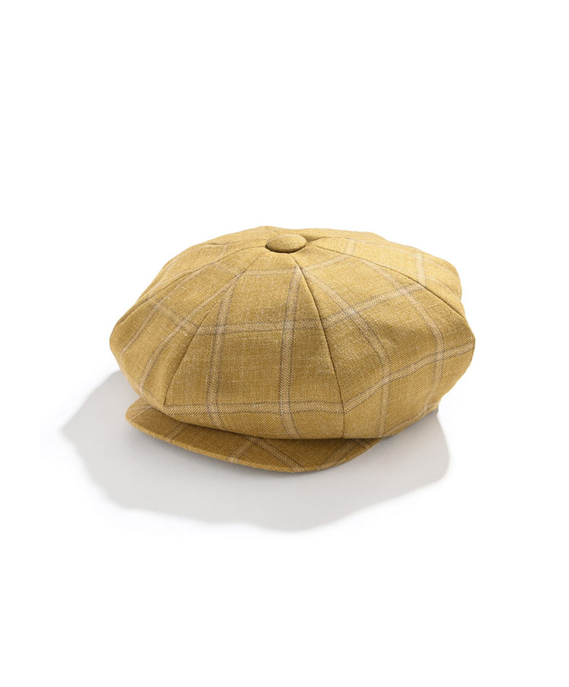 Sandwich Cap-Silk Line Wool(61(MEN) Beige/ベージュ): Lock&Co. Hatters