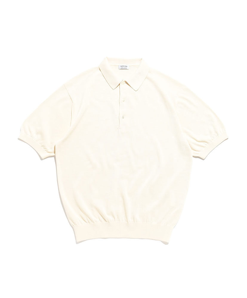 Polo-三本撚Chou Chou Men(2(MEN) Ecru/エクリュ): MAATEE&SONS