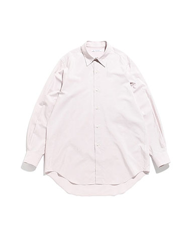 Elizabeth Regular Collar Shirts-C/Silk Check(2(MEN) PPL/パープル