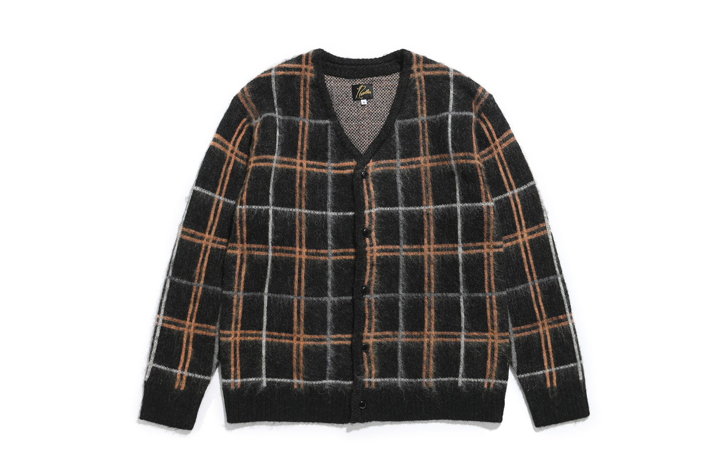 LOFTMAN別注 Mohair Cardigan(L(MEN) Windowpen/ウィンドウペン): NEEDLES