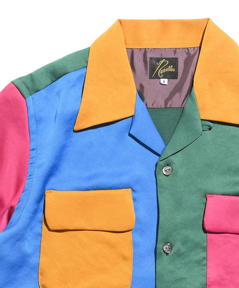 S/S Classic Shirt-Poly Sateen/Multi Colour Vivit Tone/ヴィヴィットトーン L(MEN)
