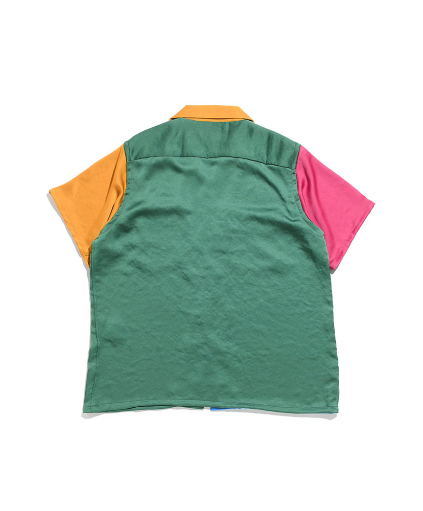 S/S Classic Shirt-Poly Sateen/Multi Colour Vivit Tone/ヴィヴィットトーン L(MEN)
