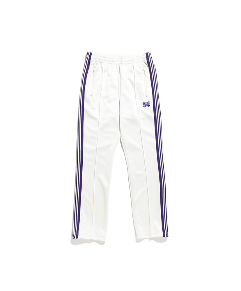 Narrow Track Pant-Poly Smooth(L(MEN) Emelard/エメラルド): NEEDLES