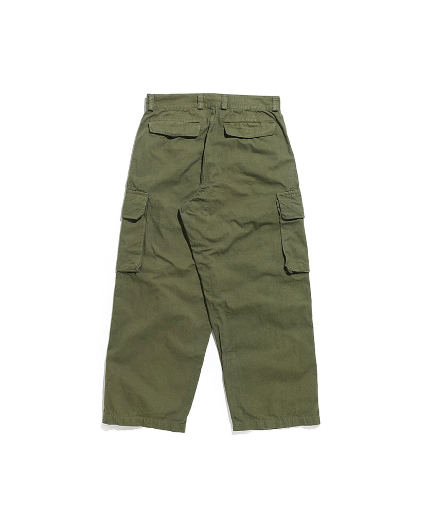 OUTIL PANTALON BLESLE OLIVE 13 クリアランス価格