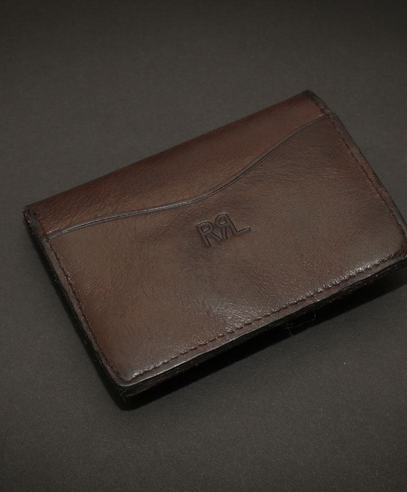 Leather Card Case(ONE Brown/ブラウン): RRL