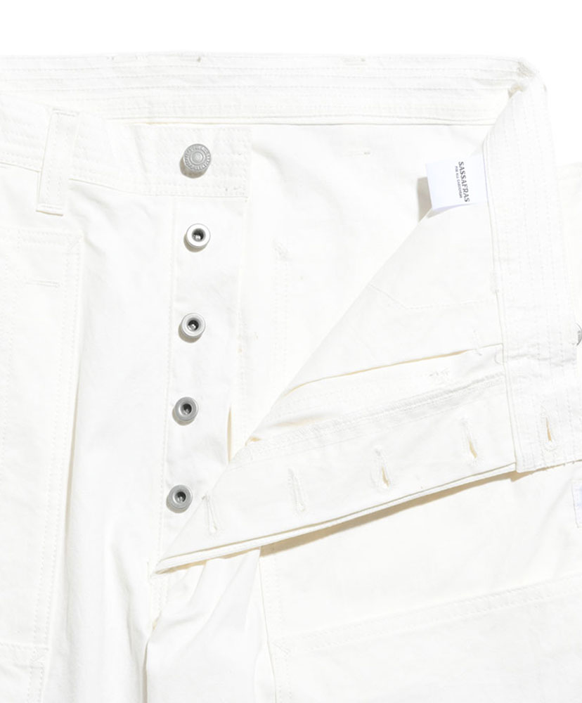 Fall Leaf Tough Pants-Bafu Cloth White/ホワイト L(MEN)