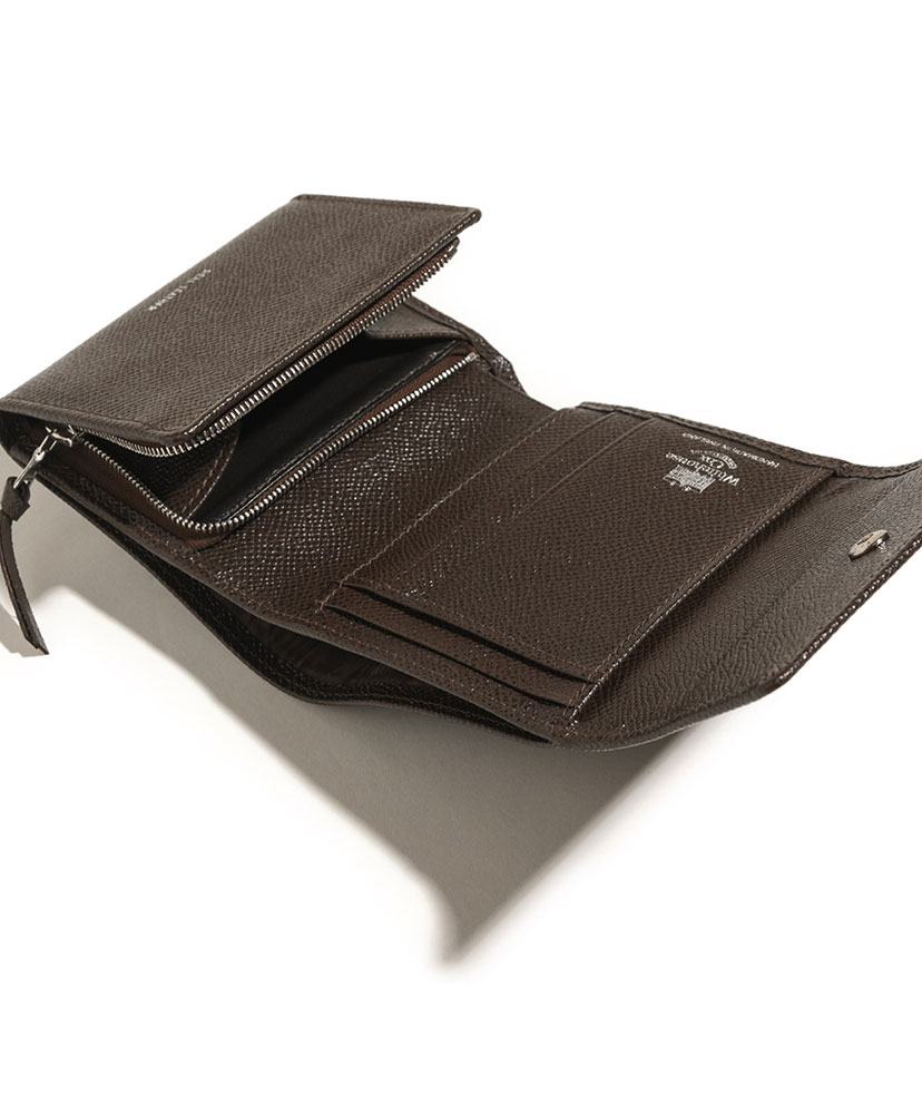 LOFTMAN別注 S3252 Three Folded Wallet(ONE Black/ブラック 