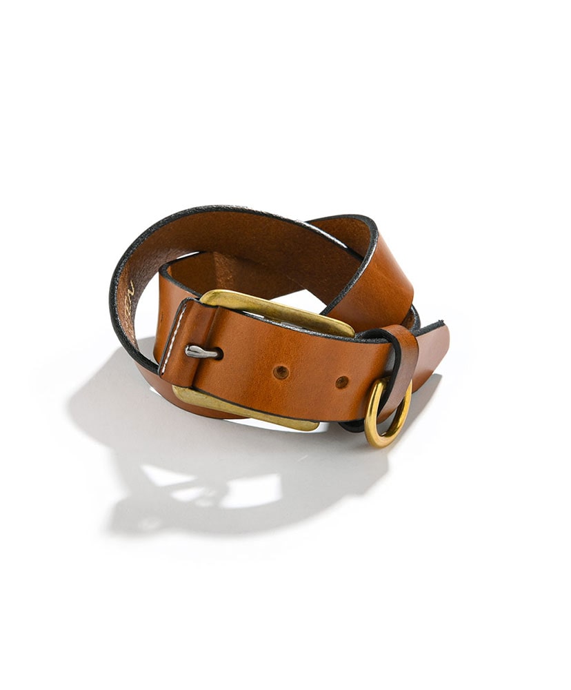 Stitched D Ring Belt(32(MEN) Buck Brown/バックブラウン): YUKETEN