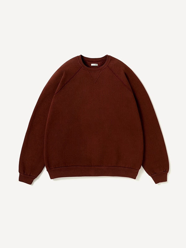 Vintage Double V Sweatshirt BURGUNDY
