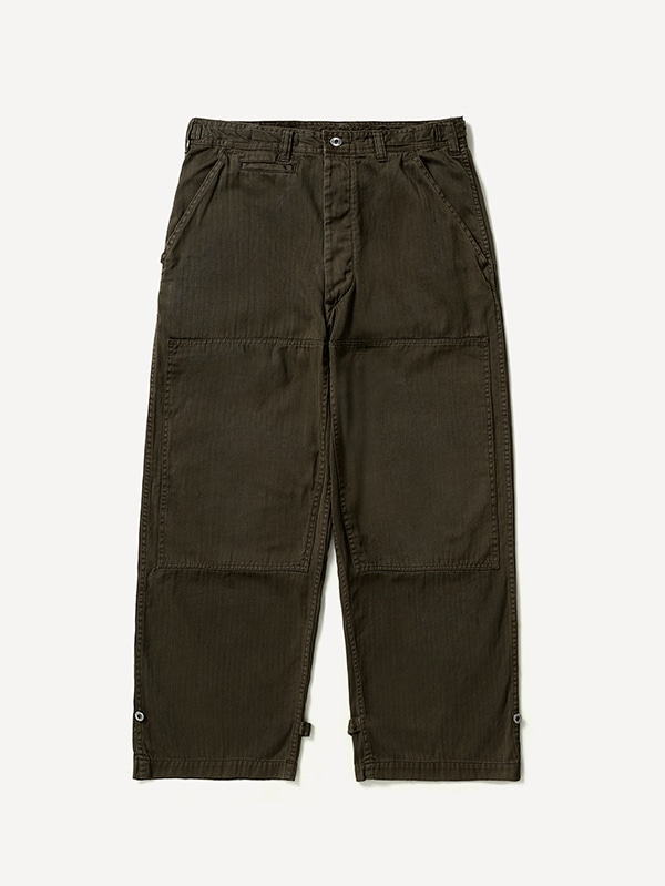Military Double Knee Trousers OLIVE