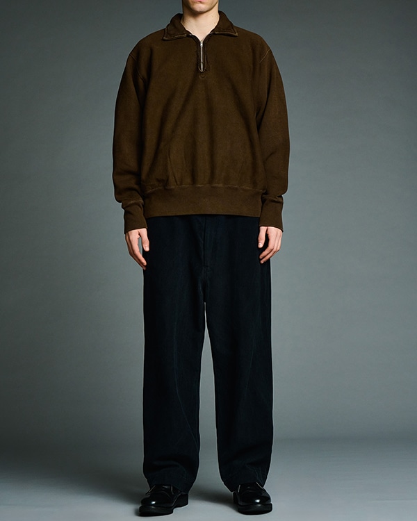 Vintage Half Zip Sweatshirt 着用