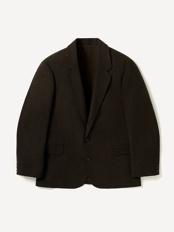 Wool Flannel Jacket BROWN