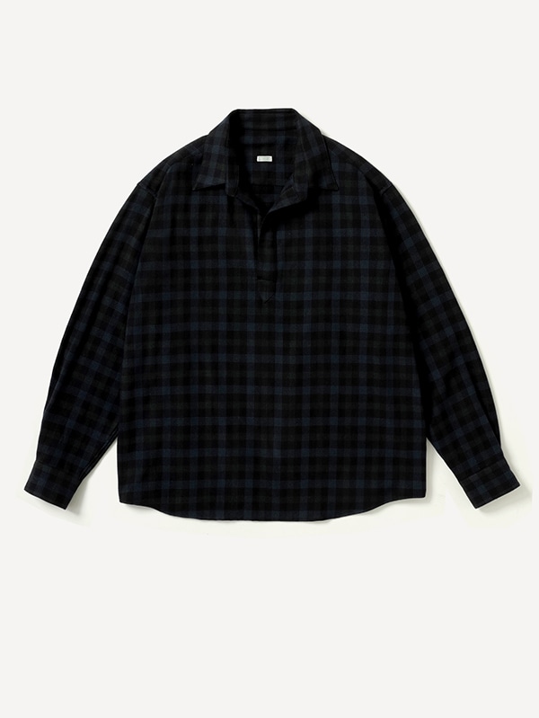 Wool Skipper Shirt CHECK