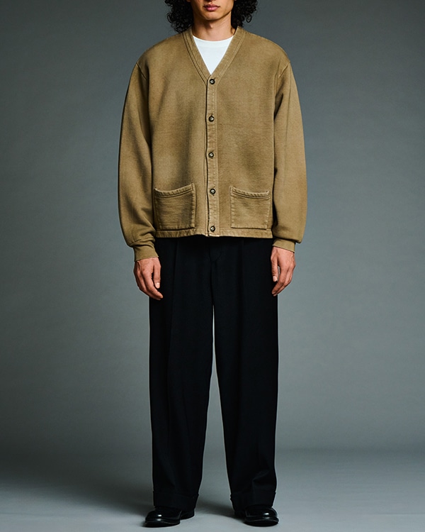 Vintage Sweat Cardigan 着用