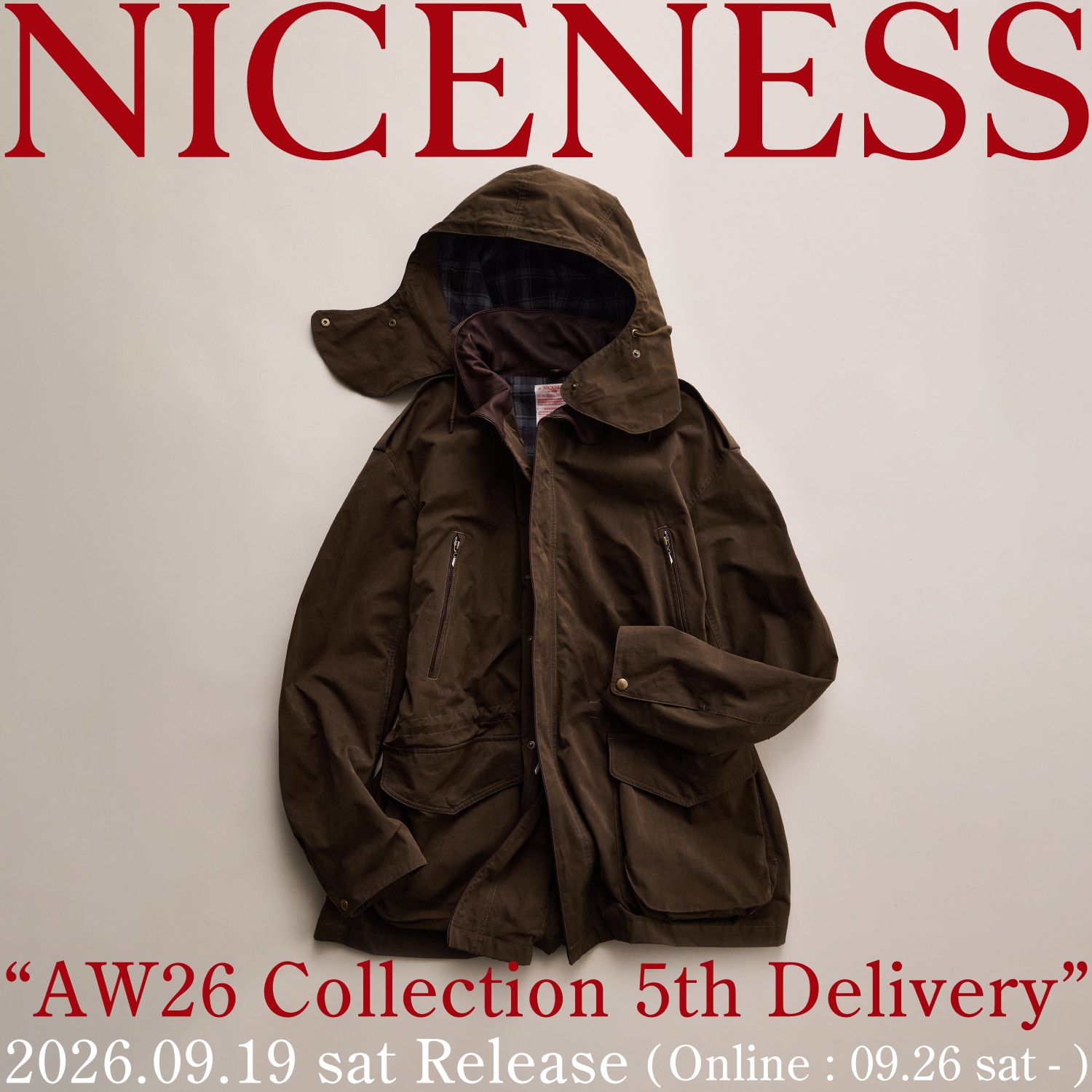 NICENESS AW26 Collection 5th Delivery