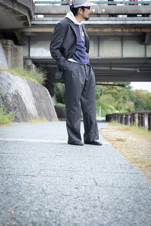 50TH &times;SOUTHWICK TROUSERS 着用 01