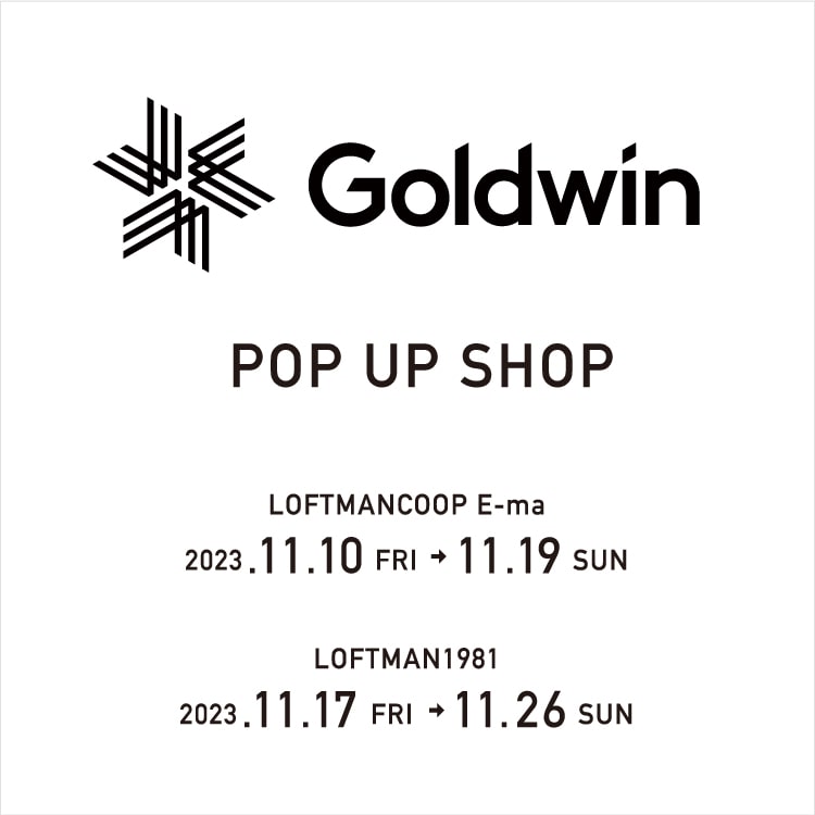 Goldwin POP UP SHOP
