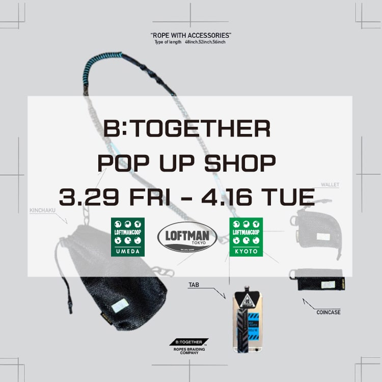 B:TOGETHER POP UP SHOP