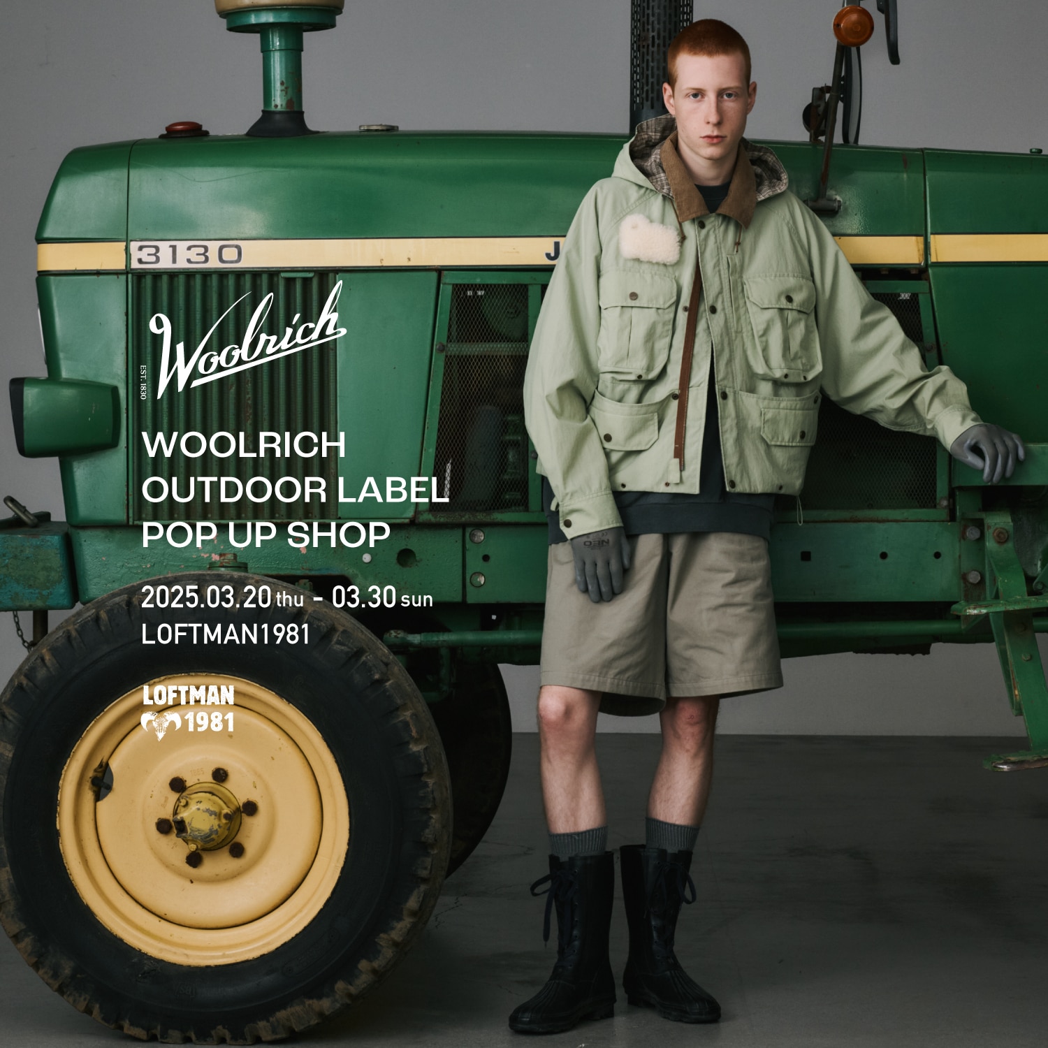 WOOLRICH OUTDOOR LABEL POP UP SHOP