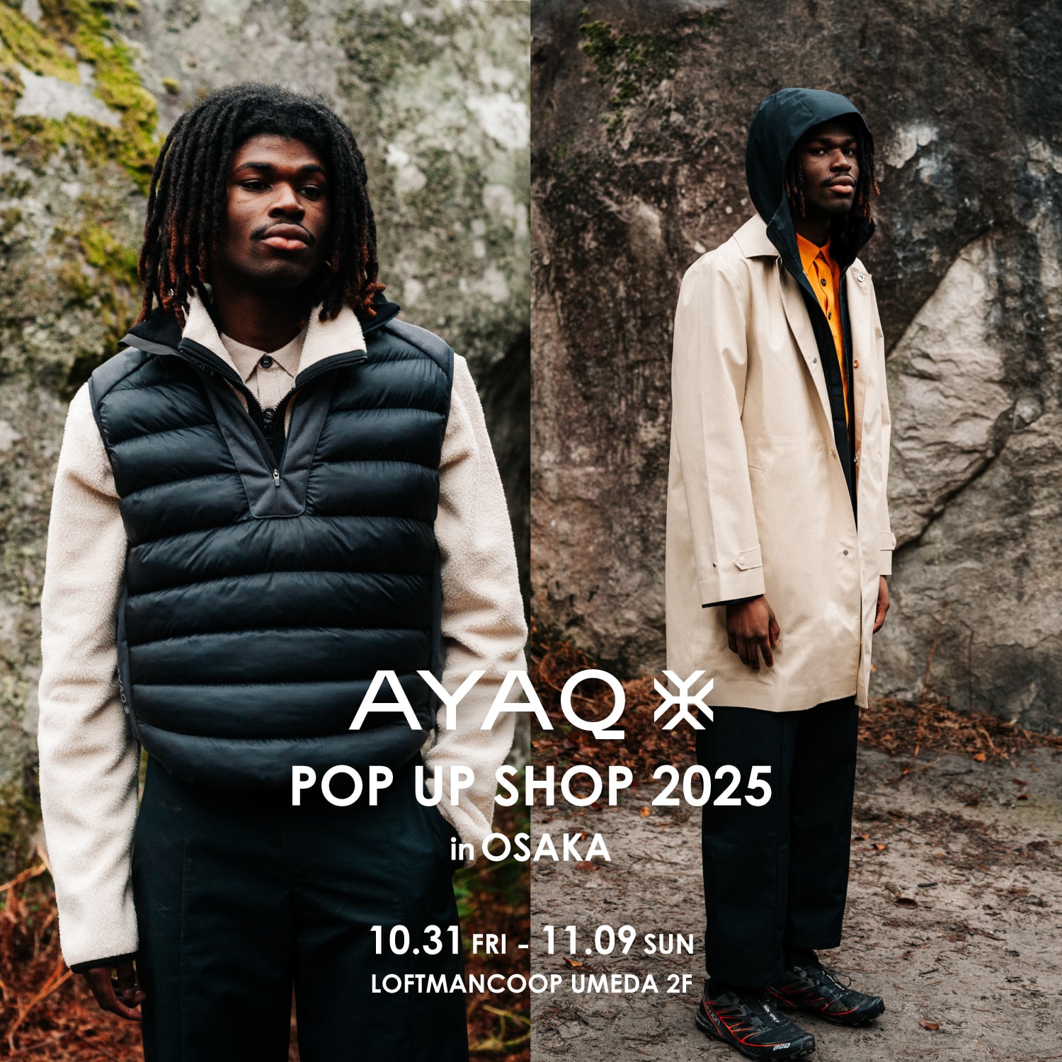 AYAQ POP UP SHOP 2025 in OSAKA