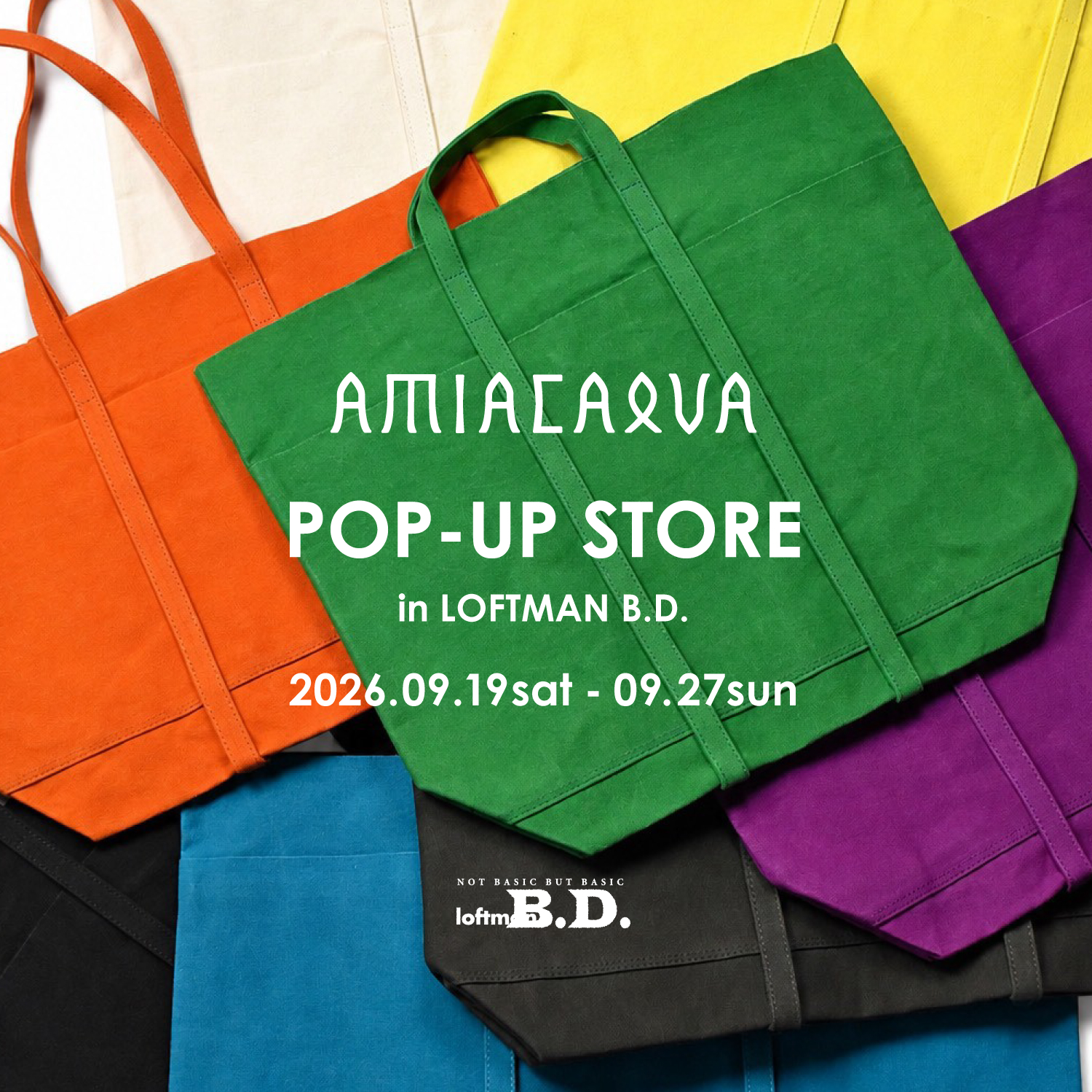 AMIACALVA POP-UP STORE in LOFTMAN B.D.