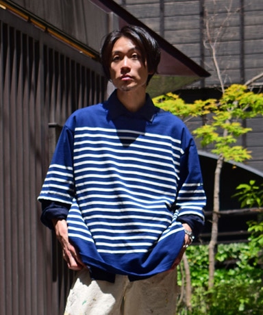 OUTIL[ウティ] 23SS Tricot AAST Short [Blue Point × Off]