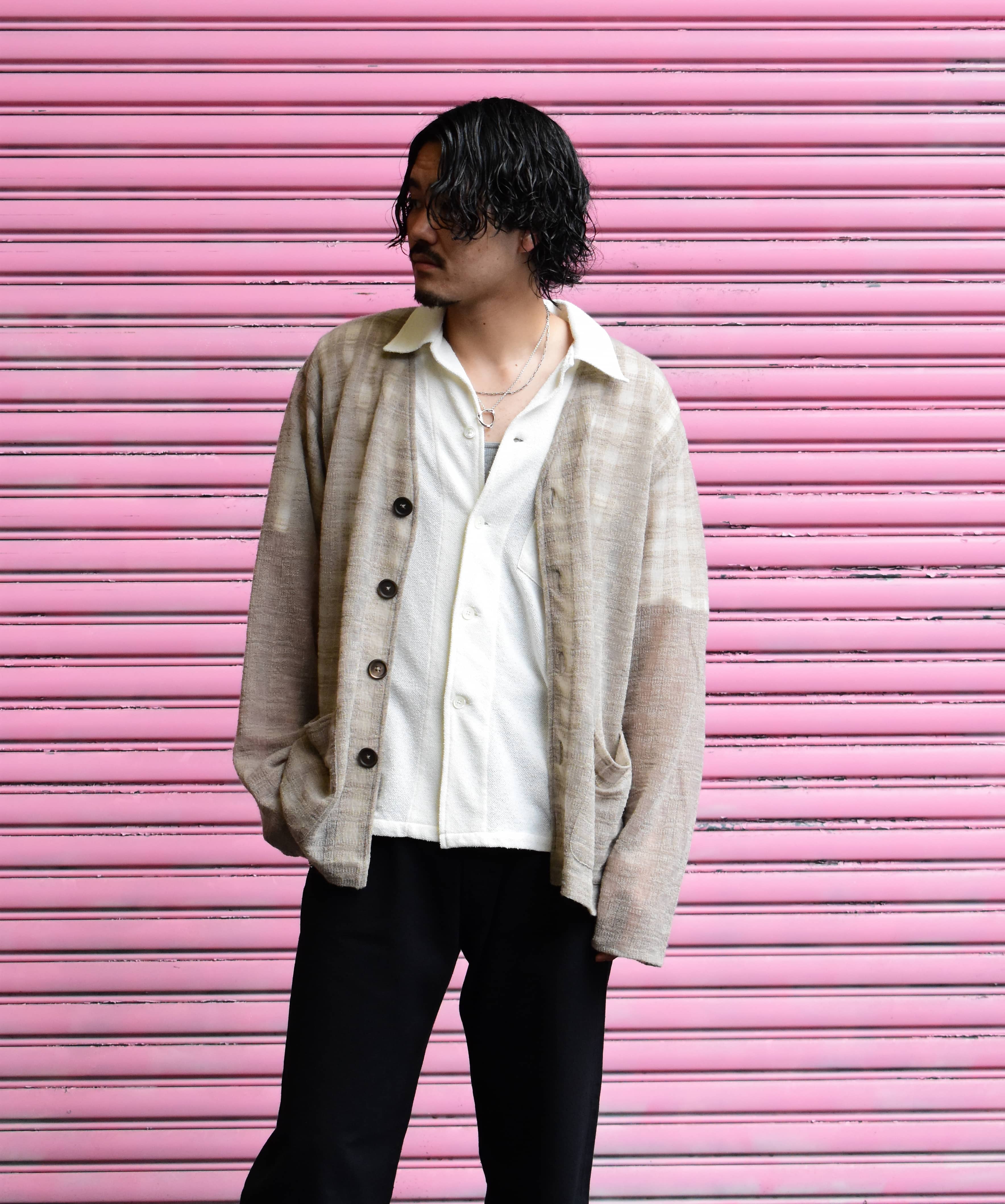 OUR LEGACY [アワーレガシー] 23SS CARDIGAN [GREY DISINTEGRATION]