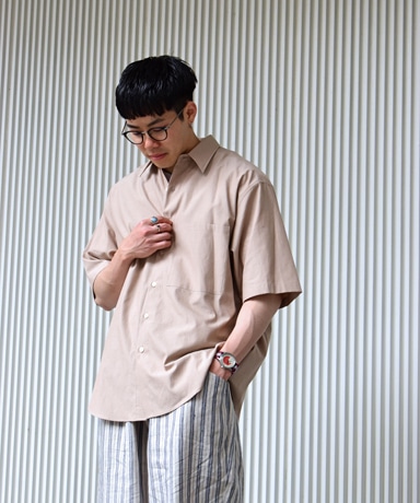 #24344 hungman21　ハルソラタンかっぽう着　オーダー ISPARTA - WIDE SILHOUETTE WOOL TUCKED TROUSERS – HARUNOBUMURATA