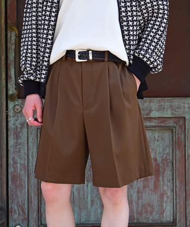 オーラリー LIGHT WOOL MAX GABARDINE SHORTS 直販値下 メンズ | wl