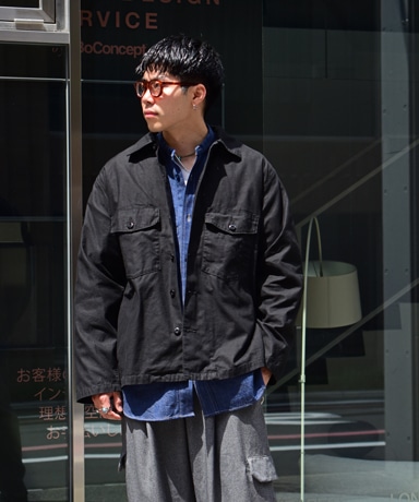 NEEDLES[ニードルズ] 23AW L/S Fatigue Shirt-Back Sateen